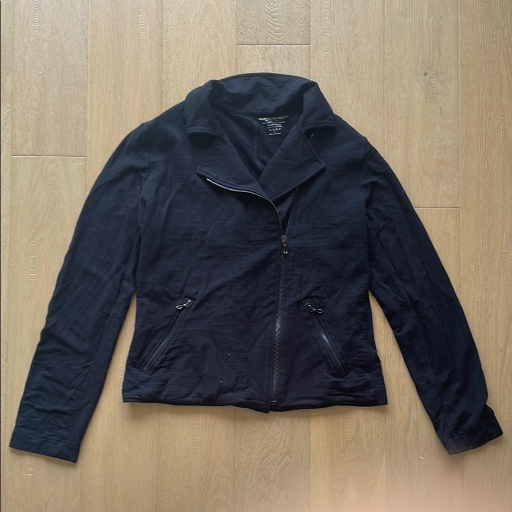 Women's Majestic Black Moto style Jacket